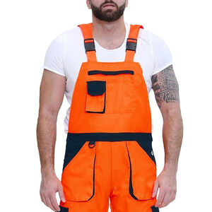 <b>Waterproof</b> Durable Safety ANSI Class 2 High Visibility Reflective <b>Work</b> Coveralls Dungarees with Customized Logo - Product Image 3