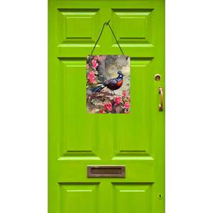 Panneau métallique en aluminium multicolore 12x16 New Pheasant Door Hanging Prints for Kitchen Bar Bathroom Home Decor Front Door Plaque - Product Image 2