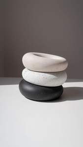 Porte-bougie en béton fait main TCE Premium pour la décoration de la maison, centre de table, hôtel, restaurant, cadeau et aménagement intérieur - Product Image 2