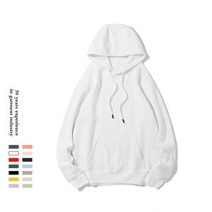 Sweat-shirt à capuche en laine naturelle pour femme, pull-over Long tricoté, chaud, ample - Product Image 6