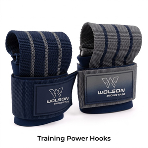 Professional Neoprene Weight Lifting <b>Strap</b> Wooden Dowel-Heavy Duty Non-Slip Unisex for Stretching Mobility Training Physical - Product Image 1