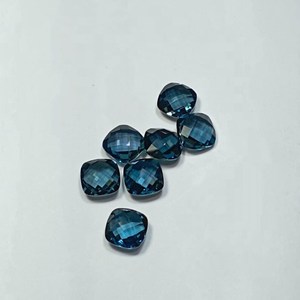 Topacio Azul de Londres Natural, Corte Briolette, Gema Suelta de Alta Calidad para Joyería, Anillo o Colgante - Product Image 2