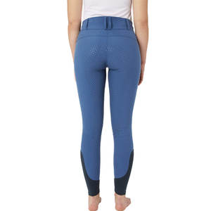 กางเกงขี่ม้าผู้หญิงเอวสูง กระเป๋าซิปด้านหน้า ทรงสกินนี่ กระชับรูปร่าง ซับเหงื่อ ผลิตจากผ้าสแปนเด็กซ์/ไนลอน - Product Image 5