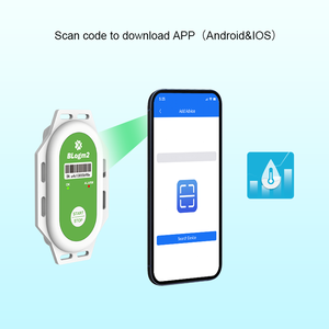 智能 BLE 无线温度和湿度数据记录仪 移动应用程序支持实时冷冻柜监控 IP67 防水 - Product Image 1