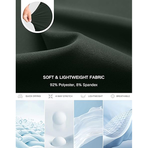 Pantalones Cortos Deportivos para Hombre, para Trail Running, Compresión Media, Multibolsillos, Ligeros, Transpirables, de Secado Rápido, para Fitness, Senderismo y Deportes al Aire Libre - Product Image 5