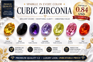 Piedras Sueltas de Circonia Cúbica Premium, Corte Ovalado, Gemas de CZ Coloridas para la Fabricación de Joyas, Proveedor Mayorista en Línea Directo - Product Image 2