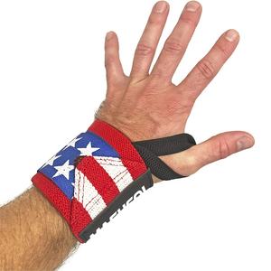 Vente en gros de bracelets de gymnastique avec logo personnalisé Support de poignet Crossfit pour la dynamophilie Poignets élastiques de qualité compétition avec crochet et boucle - Product Image 6