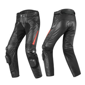 Pantalones de Motocicleta de Cuero para Invierno, Duraderos y Transpirables, con Cintura Ajustable para un Viaje Largo y Cómodo - Product Image 1