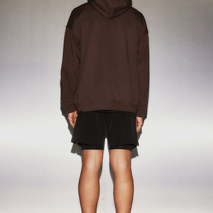Sweat à capuche pour homme de qualité supérieure, double ligne, chaud, décontracté, surdimensionné, personnalisé, luxe, 3D, en silicone - Product Image 1