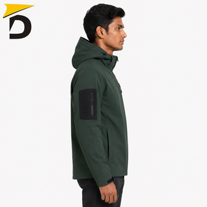 Chaqueta Deportiva Premium para Hombre con Capucha, Tejido Softshell, Ofrece Movimiento Cómodo, Ligera, Cálida y Resistente a la Intemperie - Product Image 4