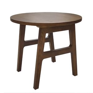 Vente en gros B2B Table d'extrémité écologique en bois et caoutchouc Matériaux durables Table d'appoint en bois quantité minimale de commande flexible de marque personnalisée OEM - Product Image 3