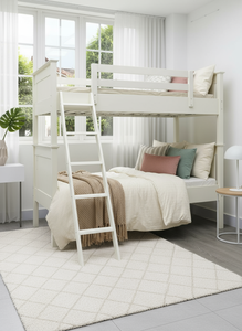 Lit superposé empilable moderne en pin de Nouvelle-Zélande avec échelle pour chambre d'enfant ou appartement - Product Image 5
