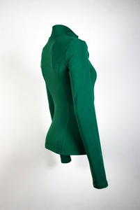 Modern Women <b>Yoga</b> <b>Jacket</b> Quick Dry Stretch Material Slim Fit Long Sleeve Full Zip Sportswear <b>Jacket</b> - Product Image 2