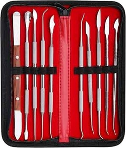 Herramientas de cera dental Angzhili: Kit de cuchillos para esculpir yeso y cera, instrumentos de escultura para laboratorio dental y dentistas - Product Image 5