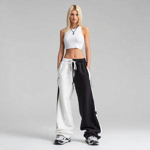 Pantalones de chándal anchos de invierno para mujer, joggers holgados con cordón en la cintura, pantalones de pijama, pantalones de chándal holgados para mujer para correr en la calle - Product Image 2