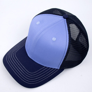 Wholesale Structured 6 Panel Mesh Custom Trucker Caps High Quality Trucker <b>Hat</b> Blank With Logo for Sell - Product Image 4