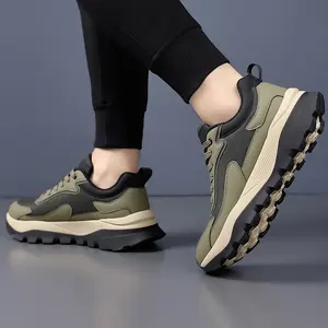 Zapatos de hombre, zapatillas informales, zapatillas de verano transpirables de malla impermeables para exteriores, zapatos planos sin cordones, zapatos asequibles - Product Image 4