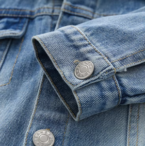 Ins Fashion High Quality Spring Autumn Kids Coats Casual Boys Girls Denim <b>Jackets</b> - Product Image 4