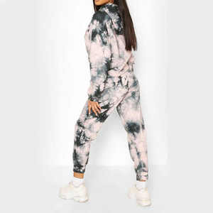 Heavyweight Drop Shoulder Oversized Terry Cotton Camo Full DTG Print Hoodie Sweatpants Set Men Sportswear <b>Tracksuit</b> - Product Image 6