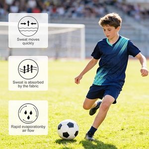Conjunto de Uniforme de Fútbol Personalizado para Niños OEM ODM, Uniforme de Fútbol Juvenil con Logotipo Personalizado, Todos los Colores, Todas las Tallas, Marca Privada, Venta al Por Mayor - Product Image 3