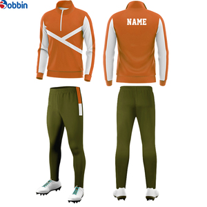 Conjunto de chándal deportivo personalizado con media cremallera para hombre, ideal para correr, fútbol y entrenamiento, mantiene el calor. - Product Image 6