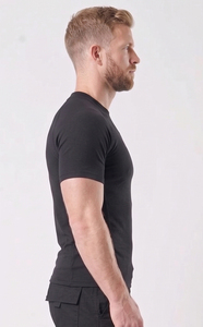 Yoga <b>Compression</b> T-<b>Shirt</b> Short Sleeve <b>Men</b> Gym Fitness Slim Fit Tee Workout Rash Guard <b>Men</b> Crew Neck Sportswear Base Layer Tee - Product Image 6