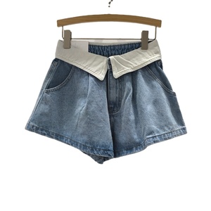 แฟชั่นใหม่ที่ไม่ซ้ํากันใหม่Streetwearเซ็กซี่บล็อกสีล้างJeanกางเกงขาสั้นผู้หญิงสั้นกางเกงยีนส์กางเกงขาสั้นผู้หญิงกางเกงขาสั้นผู้หญิง - Product Image 1