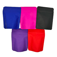 3.5G fleur imprimé déchirure encoche PE odeur preuve sac emballage gravure imprimé Surface plaine numéro de modèle