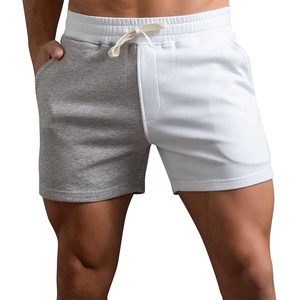 2026 <b>Men</b> Gym <b>Short</b> Cotton <b>Shorts</b> Solid Drawstring Waist Casual <b>Short</b> With Pockets Breathable Knitted Fabric Summer Custom Logo - Product Image 5