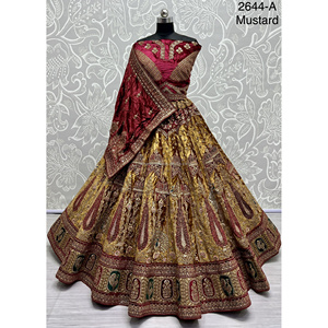 Nupcial Indio Desgaste Terciopelo Colecciones Para Novia Con Zarkhan Trabajo Por Fabzone - Product Image 4