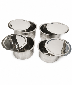 Dheer International Ensemble de 4 pièces en acier inoxydable de qualité alimentaire 202 Vente en gros - Product Image 1