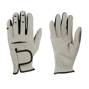 Gants d'équitation unisexes d'hiver imperméables, respirants, antidérapants, à doigts entiers, en cuir PU et coton pour l'entraînement équestre - Product Image 1