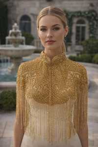 Flecos de Lentejuelas Coloridos en Oferta para Vestidos, 17 cm, Accesorios para Prendas, Adornos de Flecos con Cuentas - Product Image 4