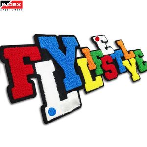 Premium Quality Chenille <b>Patch</b> Towel Embroidery Custom Logo <b>Patch</b> for Sportswear <b>Jackets</b> Hoodies and Uniforms - Product Image 1