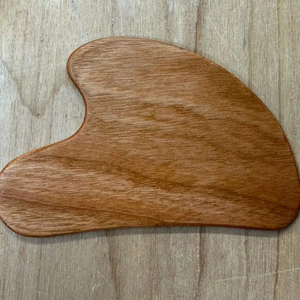 Eco-Friendly Rustic Wooden Gua Sha <b>Face</b> Massager with Solid Acacia Wood Crafts for Muscle Relaxation-New Year Gift - Product Image 1