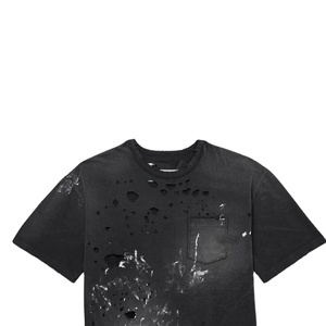 เสื้อยืดผู้ชายแบบดิสเทรส ปรับแต่งได้ ผลิตจากผ้าฝ้าย 100% สไตล์สตรีทแวร์ รับสั่งพิมพ์ลาย มีทุกสี ระบายอากาศได้ดี - Product Image 2