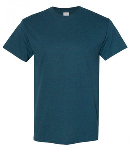 Camiseta Blanca al por Mayor de Algodón Supima con Cuello Redondo y Manga Corta para Hombre, Estilo Casual, 250 g/m², Peso Pesado, Impresión Personalizada - Product Image 1