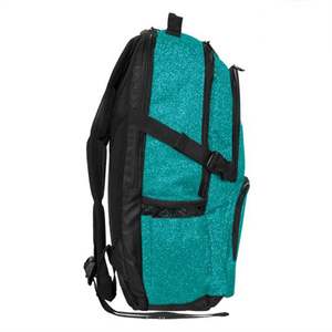 Sacs à dos de cheerleading scintillants et résistants avec tissu imperméable brillant, patchs nominatifs brodés personnalisés et doublure en nylon - Product Image 5