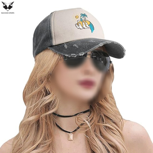 หมวกเบสบอลวินเทจทรงสวย ระบายอากาศได้ดี สองสี ปักลายต้นปาล์ม เหมาะสำหรับใส่เที่ยวทะเลหรือเล่นกีฬาฤดูร้อน สำหรับทุกเพศ - Product Image 6