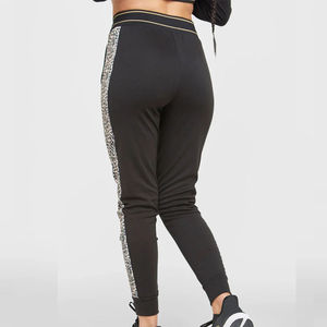 Pantalon de costume décontracté noir uni pour homme, grande taille, coupe droite, devant plat, fermeture éclair, mélange de laine léger, vente en gros - Product Image 2