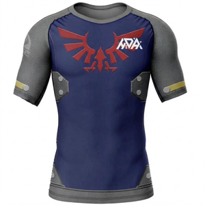 Wholesale Sublimation Rash Guard <b>Women</b> Short Sleeve UV Protection <b>Swim</b> <b>Shirts</b> Quick Dry Surfing Diving Beach Yoga Gym Activewear - Product Image 2