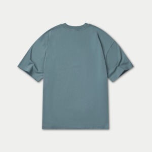 T-shirts décontractés pour hommes en jersey de polyester doux et uni, à manches courtes, coupe ample, 180 g/m², avec logo personnalisé, vente en gros, collection été - Product Image 3