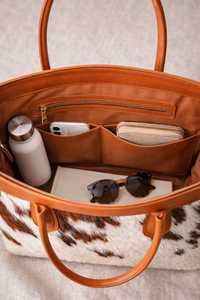 Leather Hair On Tote <b>Bag</b> Cowhide Handbag Women Shoulder Purse Casual Fashion Travel <b>Shopper</b> <b>Bag</b> LHTB-0006 - Product Image 5