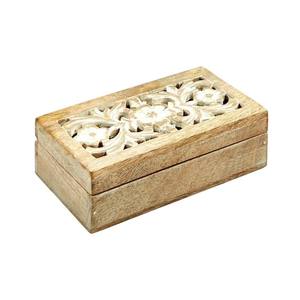 Rustic Wooden Hand carved Storage <b>Box</b> For Jewelry <b>Keepsakes</b> Vanity Customized Vintage Wooden <b>Box</b> For Homedecor Festival Gifting - Product Image 2
