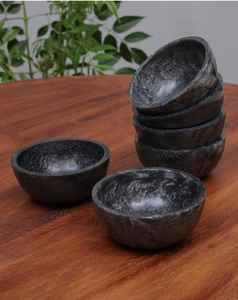 Cuenco de resina hecho a mano, nuevo artículo superventas, decoración de lujo para el hogar, artículo duradero para mesa. - Product Image 1