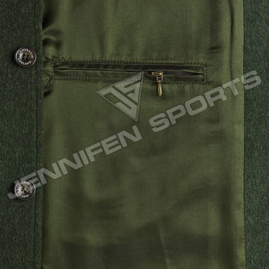 Gilet de chasse pour homme en tissu 100% laine de haute qualité, personnalisé, automne-hiver, avec plusieurs poches - Product Image 4