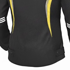 5 Sports <b>Women's</b> Full Sleeve Motorcycle <b>Jacket</b> Black Yellow Breathable Waterproof 100% Polyester All Seasons <b>Racing</b> Wear - Product Image 6