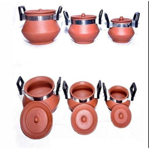 Juego de Vajilla Redonda de Barro con Asa, Ecológico y Reutilizable, Estilo Rústico - Product Image 3