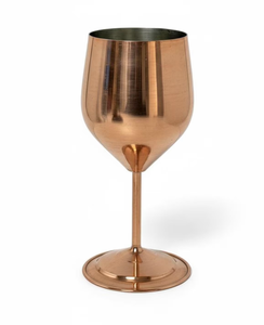 Copa de Vino de Diseño Moderno, Hermosa Copa de Vino de Lujo, Copa de Vino Tinto Plateada en Cobre, Accesorios para Bar - Product Image 4