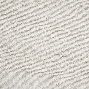 Tapis d'appoint en viscose tissé à la main effet vieilli – Beige soyeux éclatant champagne – Tapis abstrait moderne ultra doux pour salon, chambre et décoration intérieure - Product Image 6